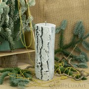 Kerzen Baumstumpf Christmas 3 Varianten 13-26cm
