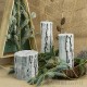 Kerzen Baumstumpf Christmas 3 Varianten 13-26cm