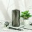 Stumpen Kugel Kerzen Glanz Metallic Graphit