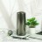 Stumpen Kugel Kerzen Glanz Metallic Graphit