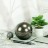 Stumpen Kugel Kerzen Glanz Metallic Graphit