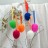 6 Ostereier 6-7cm bunt Strickware Handmade Amigurumi