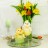 Ostern Kerzen 10x14cm Küken im Ei  gelb