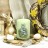 Ostern Stumpen Eier Kerzen 3D Hasenmotiv Mint
