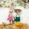 Hase beige 28cm  Strickware Handmade Amigurumi