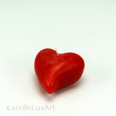 Kerze Herz zum Valentinstag gebogen 7cm
