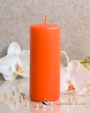 Stumpenkerze Matt Orange - 6 x 15cm