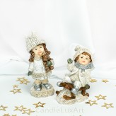Winterkinder Paar Weihnachten Set1 H7-10cm